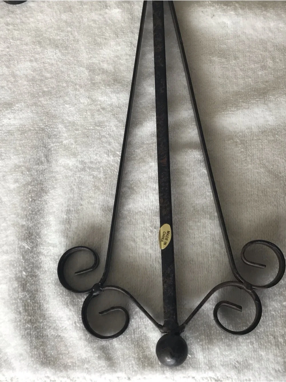 Wrought Iron Wall Cross Decor NIB
